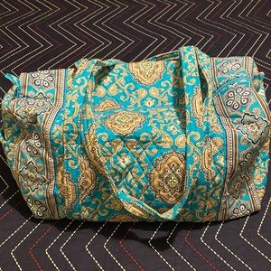 Vera Bradley Small Duffel Totally Turq